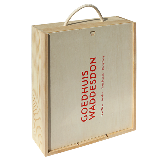 Triple Bottle Wooden Box