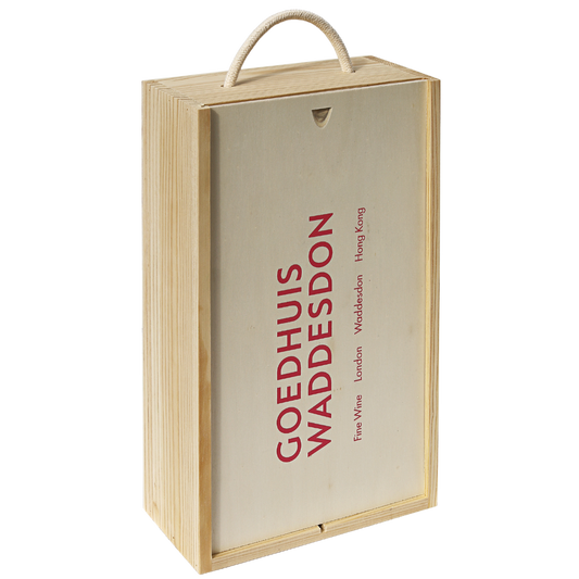 Double Bottle Wooden Box