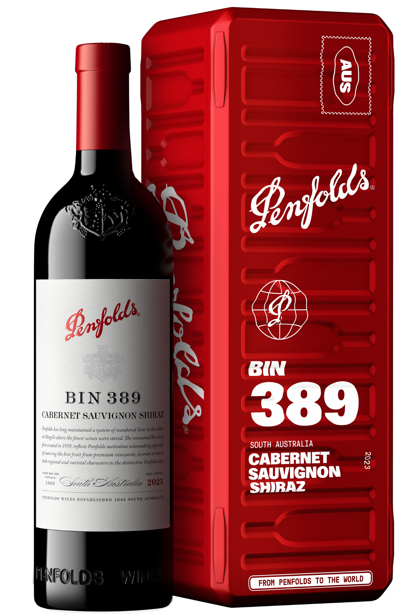 Penfolds Bin 389 Cabernet Shiraz 2023 in Giftbox